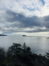 Dormant Point view of the water, clouds, overcast