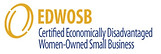 Certified Economically Disadvantaged Small Woman Owned Business Logo