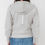 Thumbnail: LILIANNA Organic Cotton Hooded Jacket In Light Grey