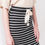 Thumbnail: VIDU Organic Cotton Skirt In Black And White