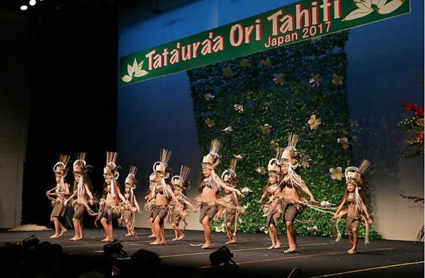 Tatauraa Ori Tahiti Japan2017 Group 部門 総合優勝 Group部門 ベストコスチュ-ム賞