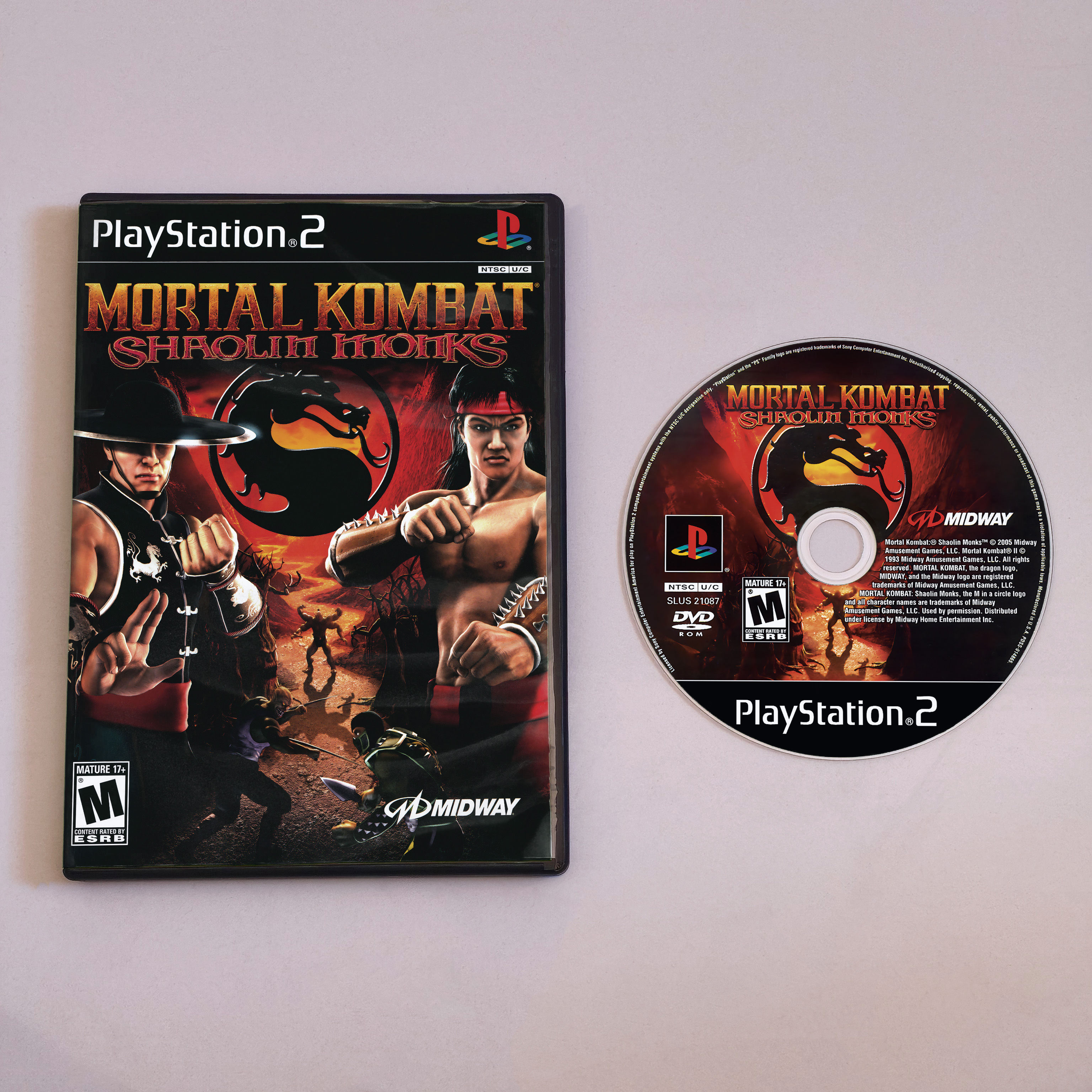 Mortal Kombat: Shaolin Monks - PlayStation 2 - Repro