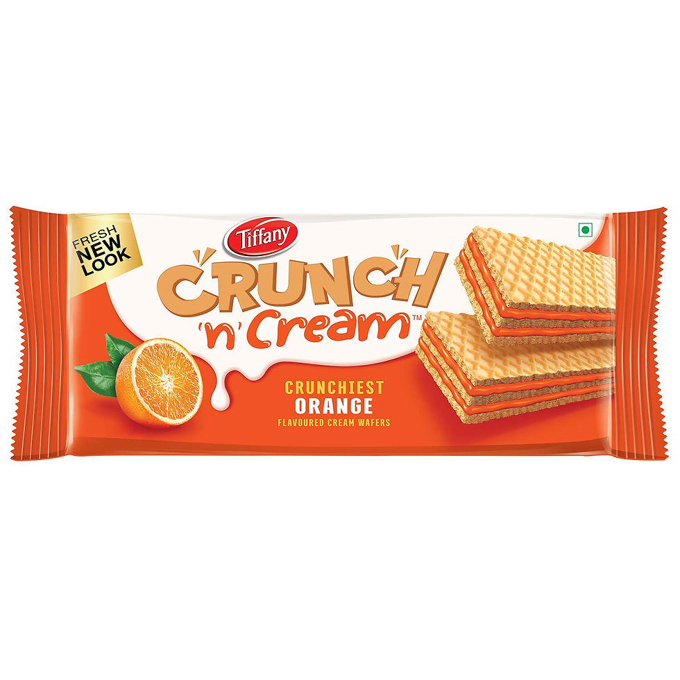 Thumbnail: TIFFANY CRUNCH N CREAM CRUNCHIEST FLAVOURED CREAM WAFERS