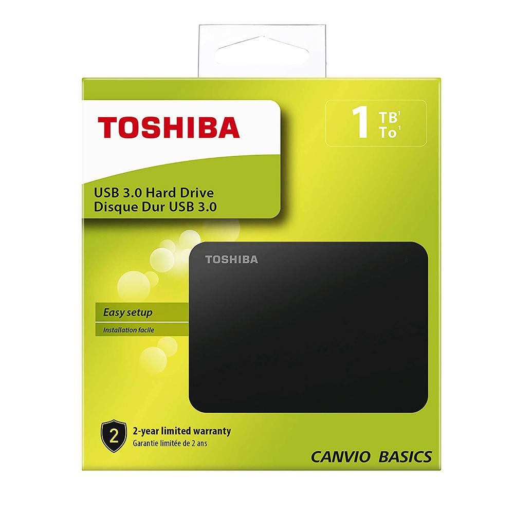 TOSHIBA 1TB CANVIO BASICS USB 3.0 HARD DRIVE