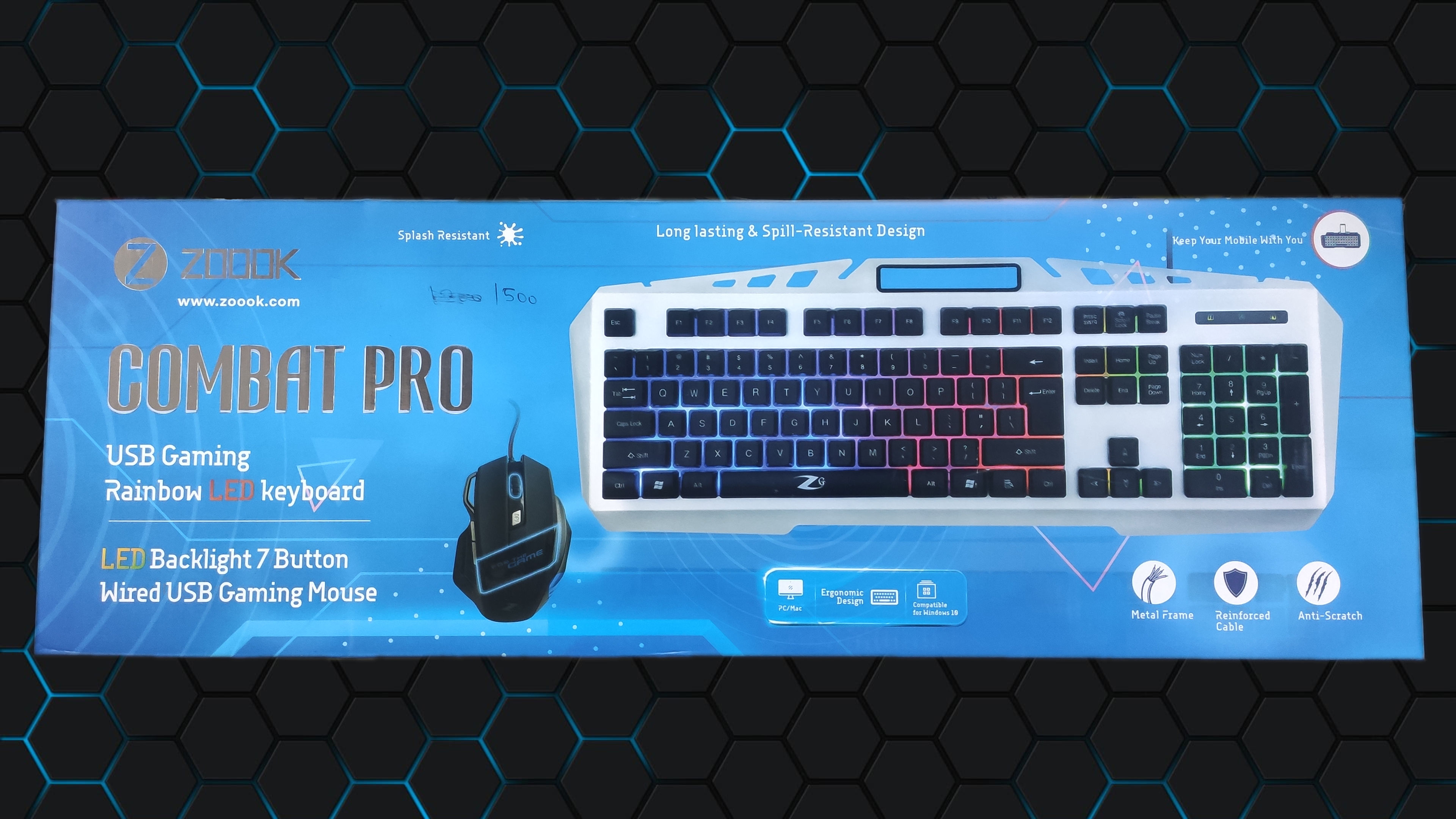 ZOOOK COMPACT PRO GAMING KEYBOARD & MOUSE COMPO