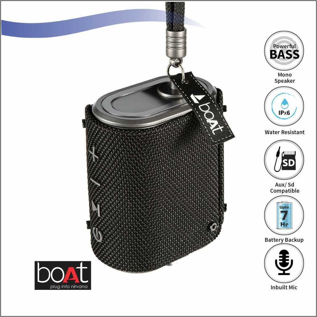 BOAT STONE BLUETOOTH SPEAKER