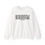 Thumbnail: GROOM varsity lettering sweatshirt | Est. 2026 wedding crewneck