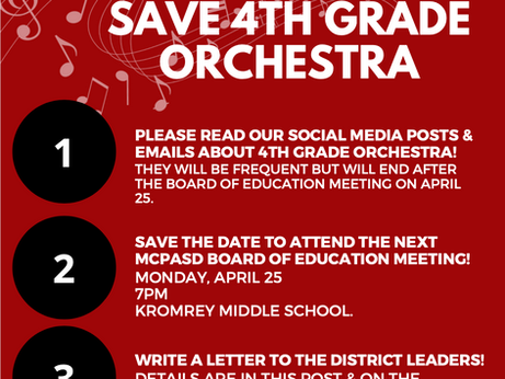 Help Save 4th Grade Orchestra!