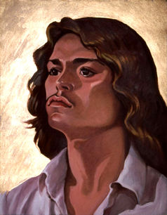 Portrait of Gabriel as the Angel Gabriel, oil on canvas, 28 X 22 sm.jpg