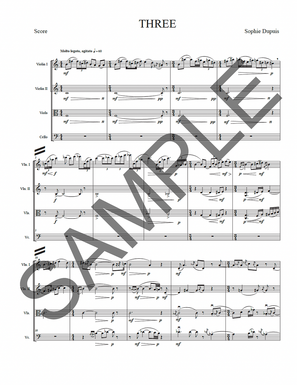 Miniature : String Quartet