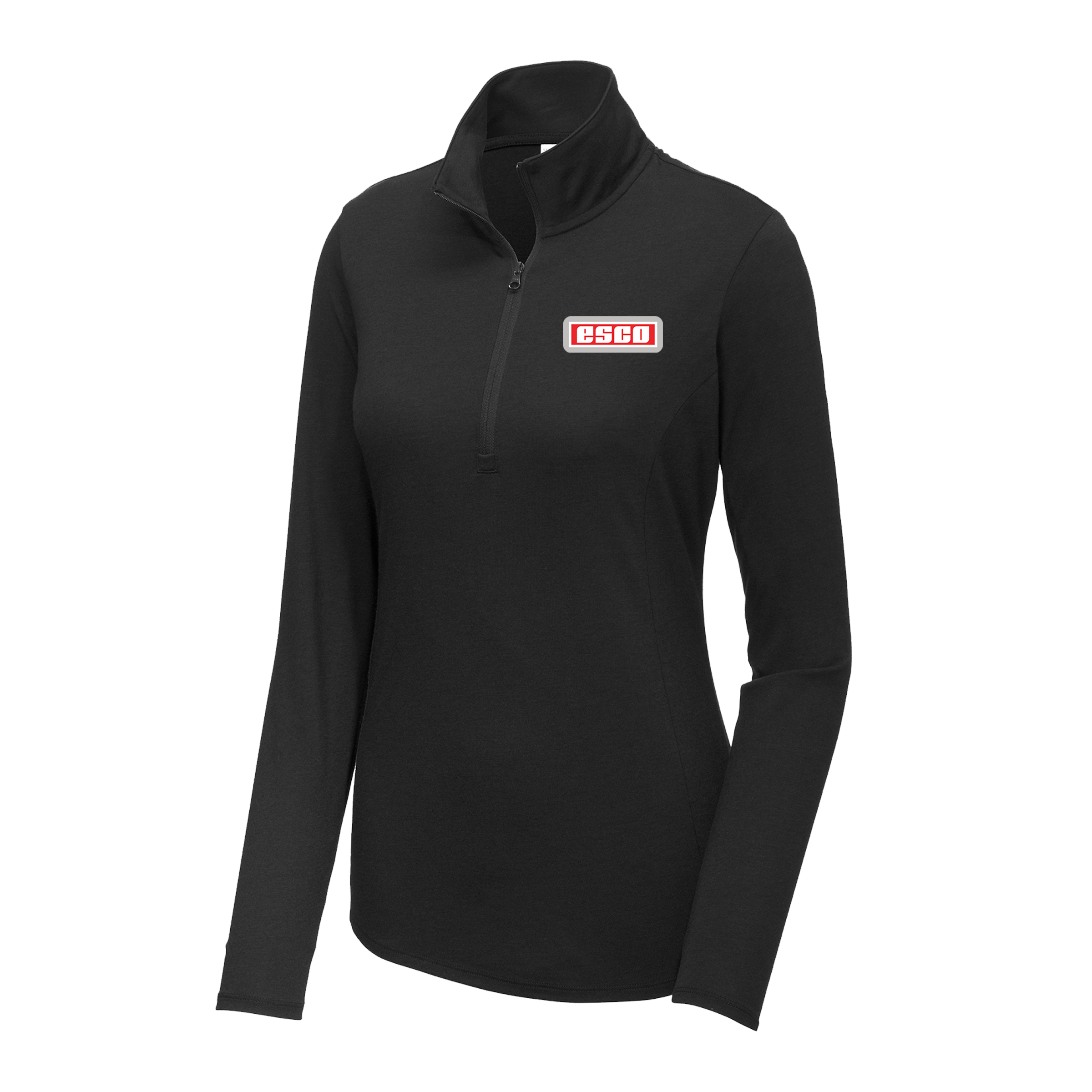 ESCO Ladies 1/4 Zip Long Sleeves Pullover