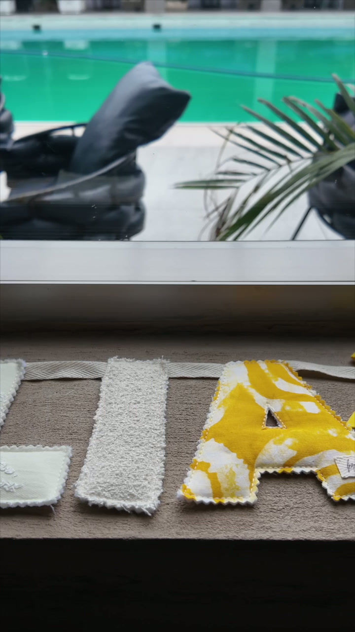 Thumbnail: *Little Sunshine* Custom Handmade Name Garland