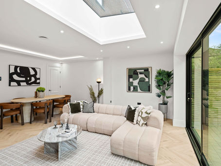 new built living room