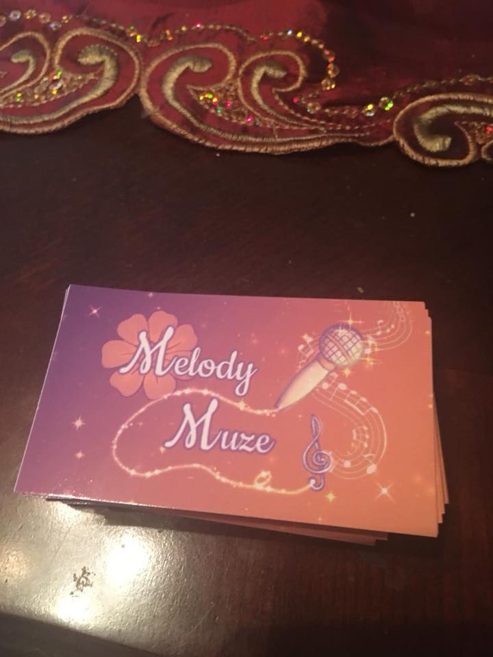 Melody Muze Business Card - Front