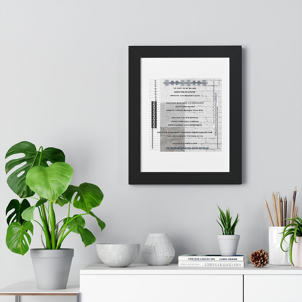 Thumbnail: Framed Vertical Poster