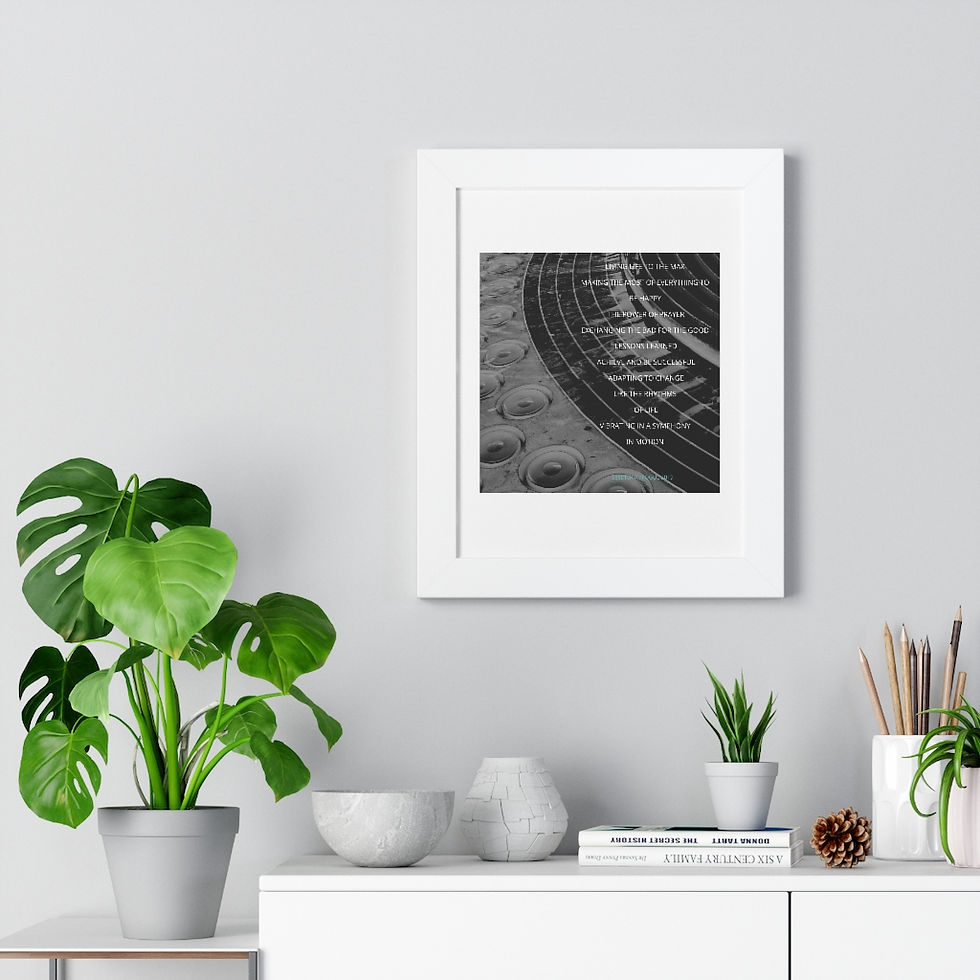 Thumbnail: Framed Vertical Poster