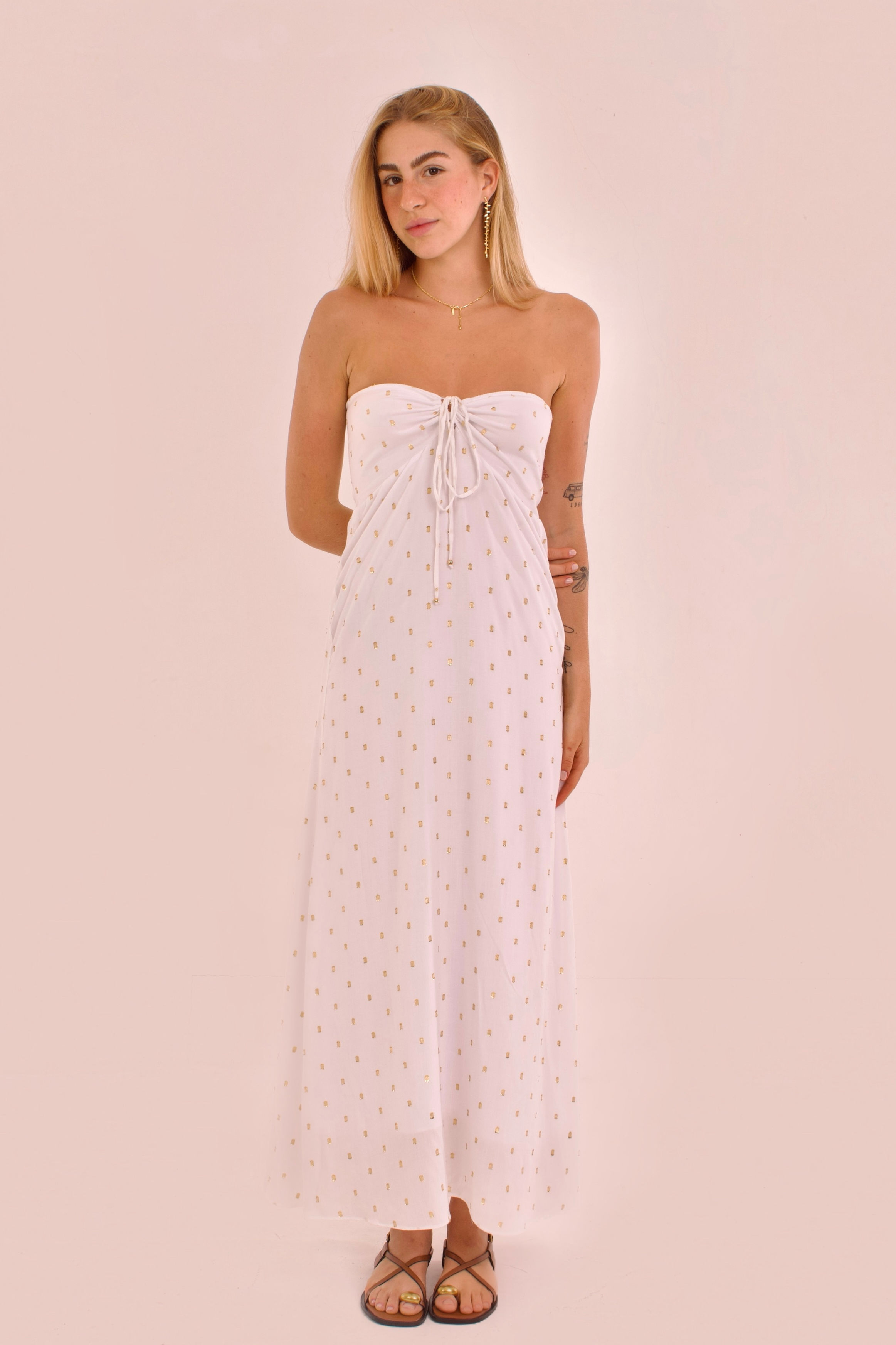 Vestido Amarração glow