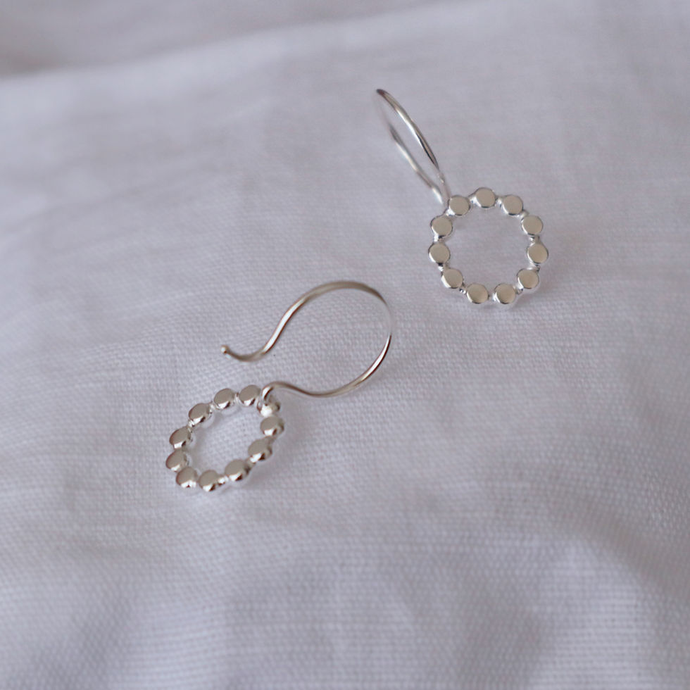 Thumbnail: Little Posy Hook Earrings details