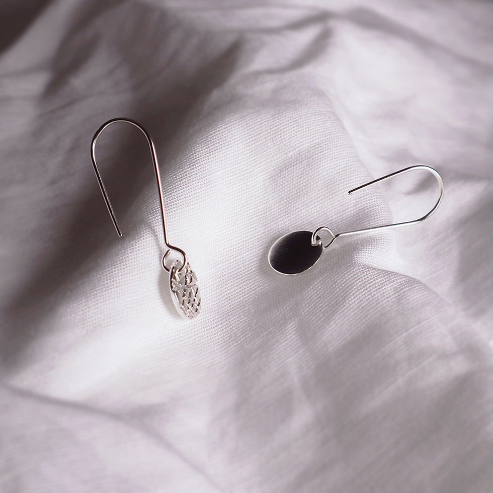 Thumbnail: Small Grain Drop Earrings