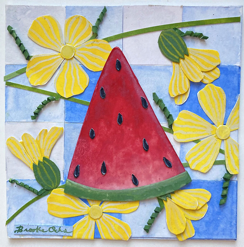 Summer Picnic -- Watermelon Art