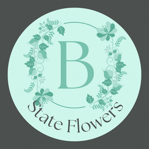 Logo with “State Flowers” written below