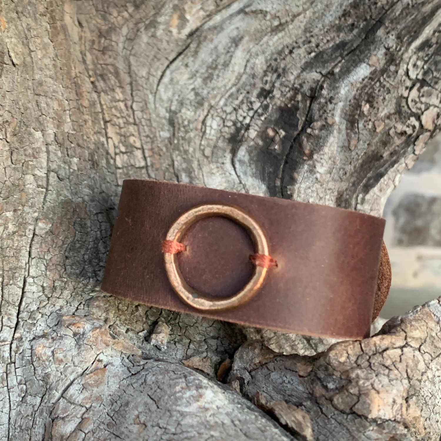Copper Circle Cuff