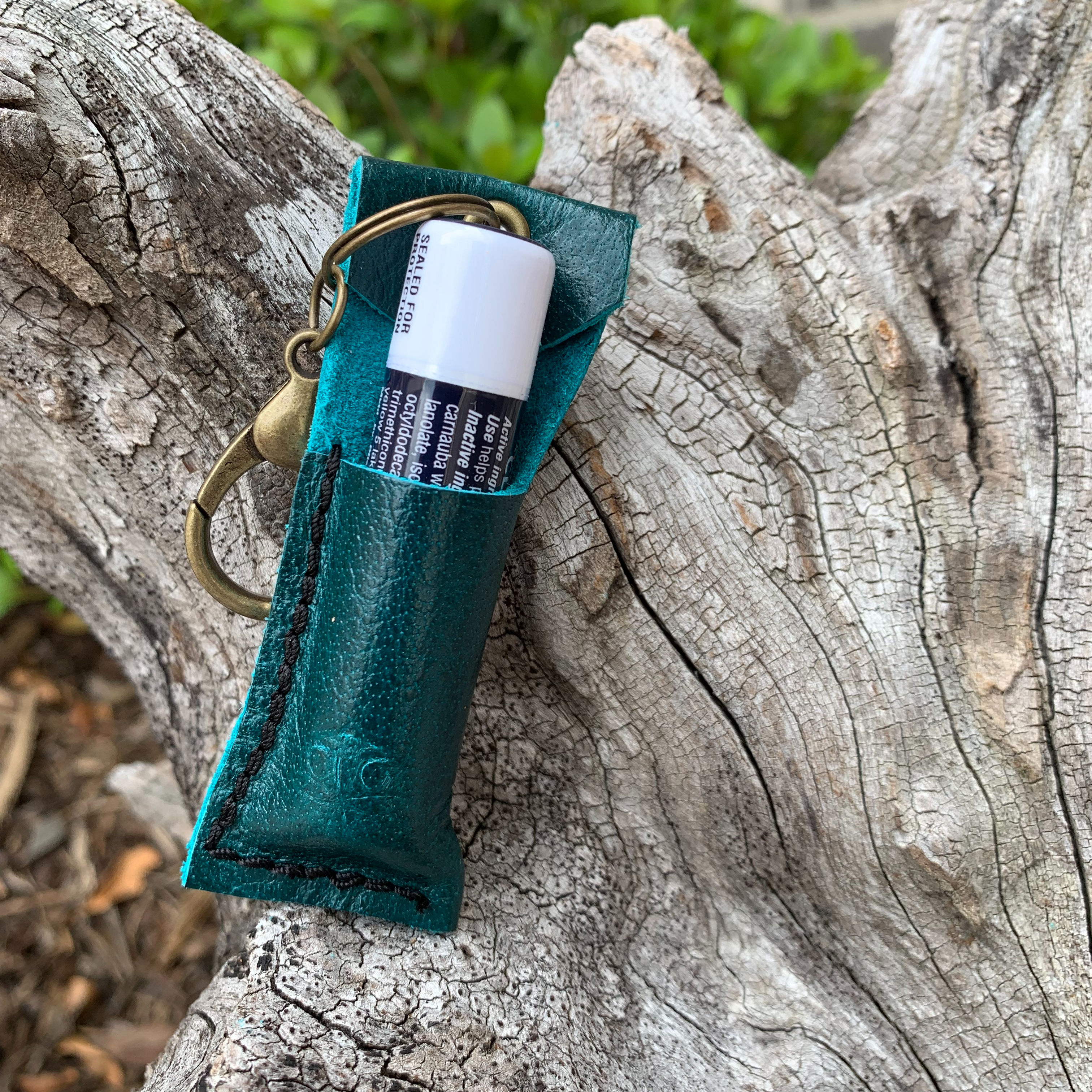 Chapstick Keychain-Green 