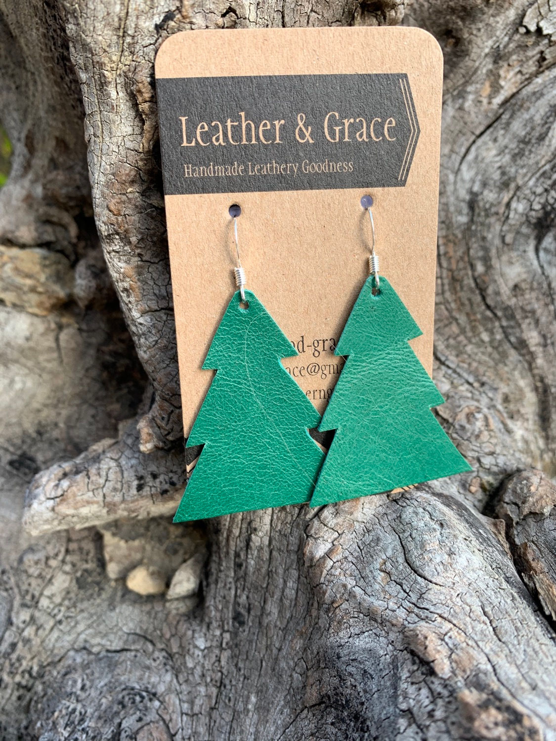 Christmas Trees in Kelly Green