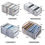 Thumbnail: Foldable Closet Organizer jeans,Socks and more Storage Box