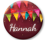 BUnting Hen Party Name Badge