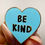 Thumbnail: Be Kind Enamel Pin, Enamel Pin Badge, Lapel Kindness Heart Pin, Lanyard Pin Badge, Pink Heart Pin, Blue Heart Pin, A Positive