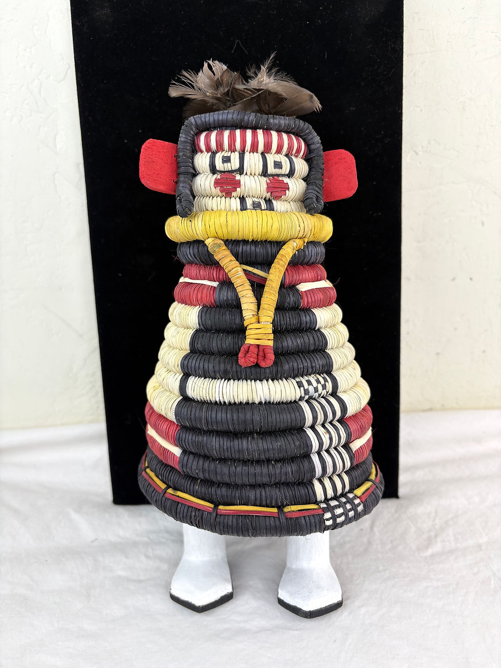 Thumbnail: Rare Hopi Basket Woven Kachina Doll