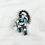 Thumbnail: Large Zuni Inlay Kachina & Drum Pin Pendant