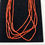 Thumbnail: Mediterranean Tubular Coral Bead Necklace