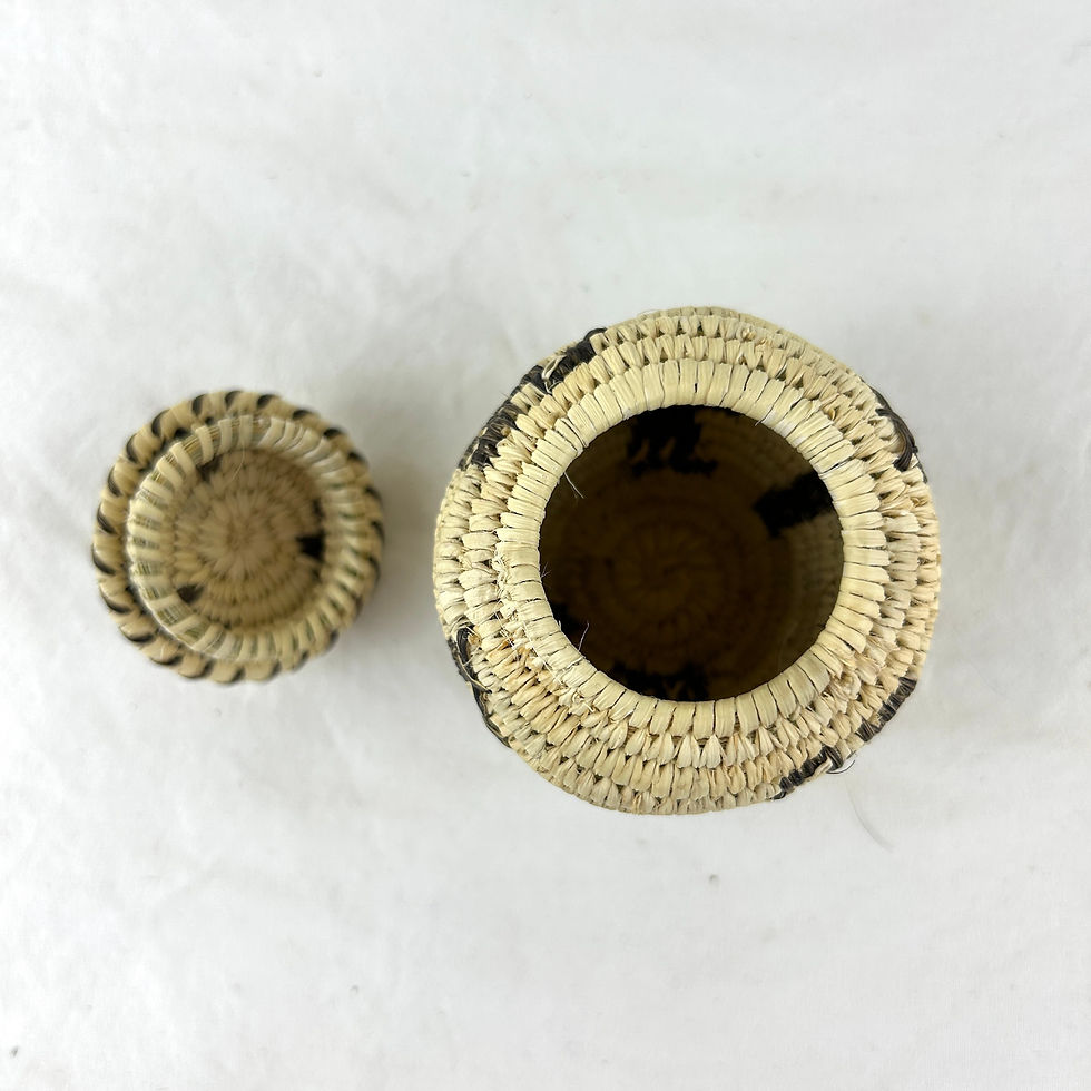Thumbnail: Tohono O'odham Papago Treasure Pot Basket
