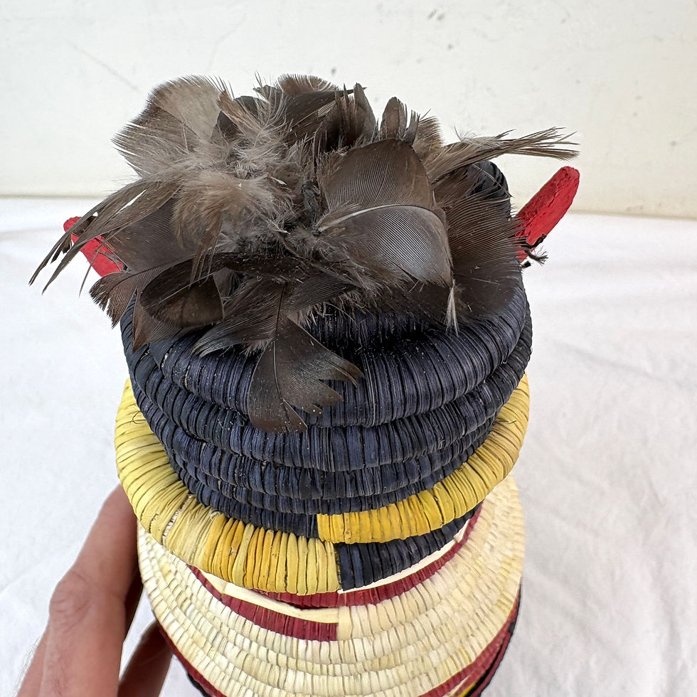 Thumbnail: Rare Hopi Basket Woven Kachina Doll
