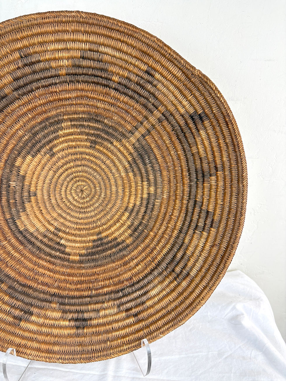 Thumbnail: Large Antique Navajo Wedding Ceremonial Basket