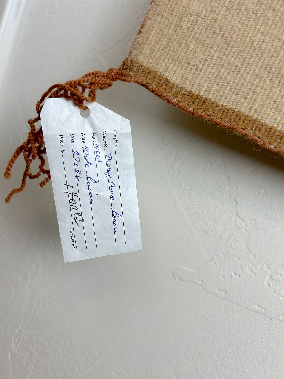 Thumbnail: Vintage Wide Ruins Navajo Rug Vegetal Dye