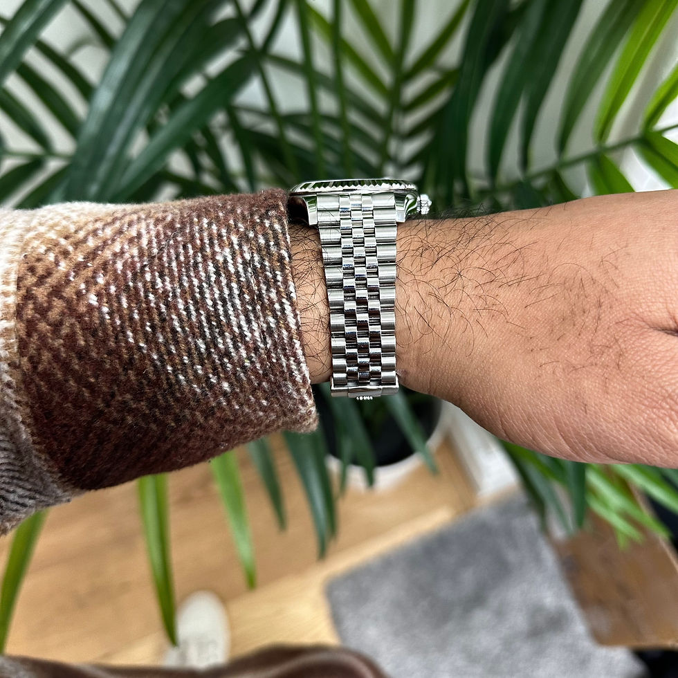 Thumbnail: Rolex Sky-Dweller Mint Green Dial Jubilee Bracelet