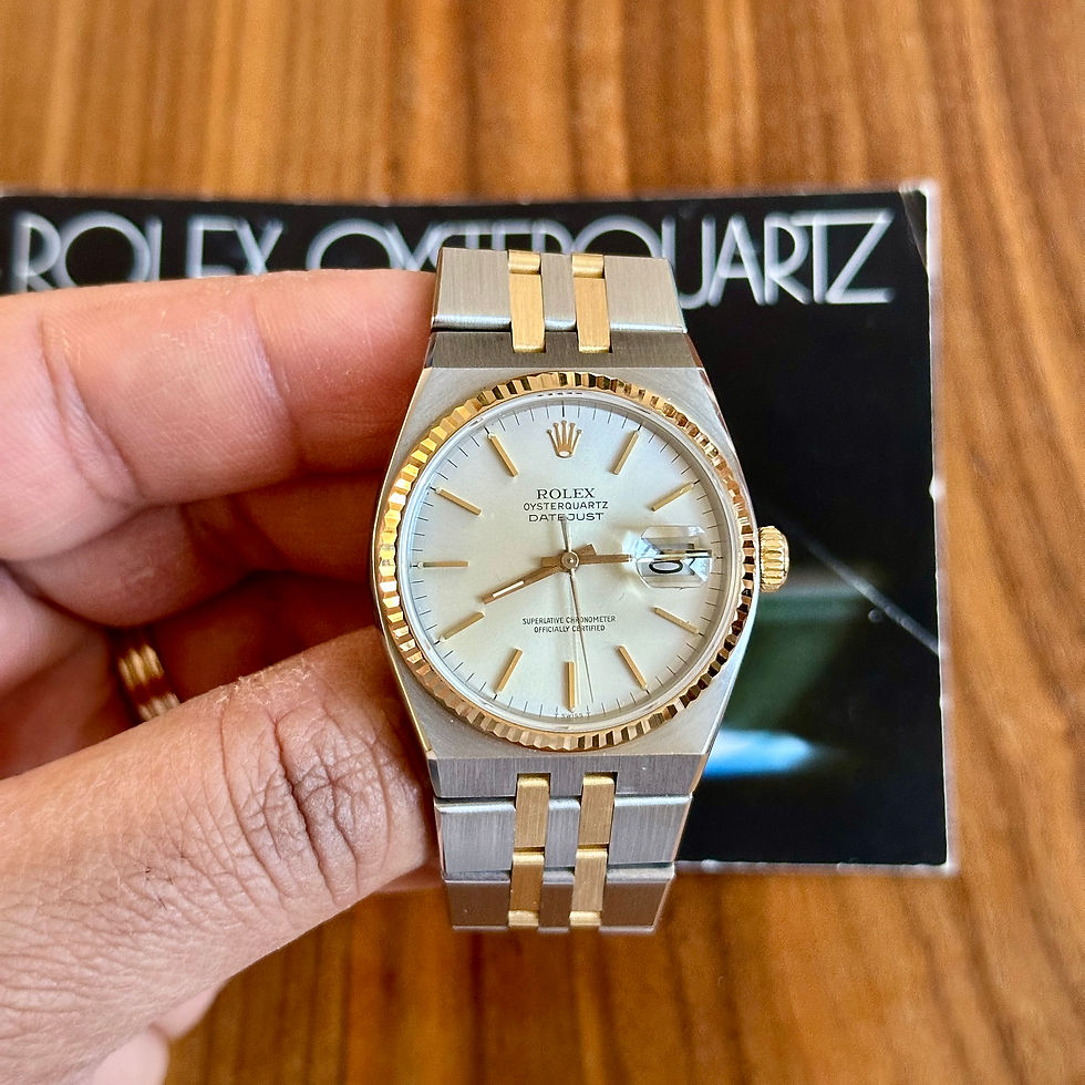 Thumbnail: Rolex Datejust Oyster Quartz 36mm 17013 Steel And Gold Full Set