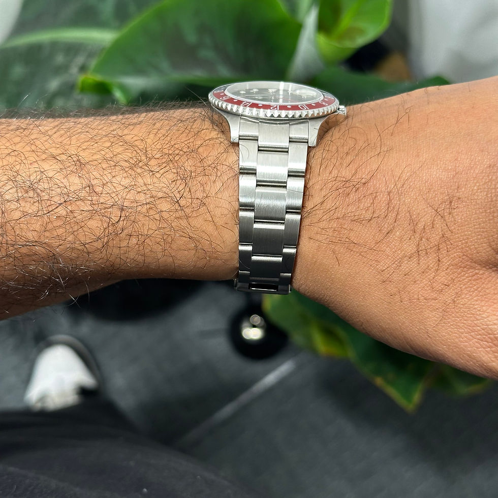 Thumbnail: Rare Rolex Pepsi GMT Master II 16710 - Full Set