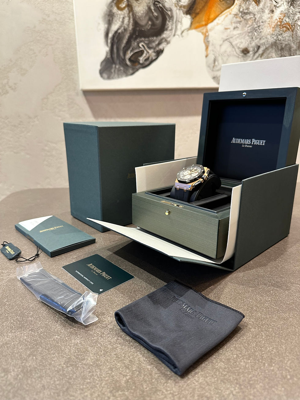 Thumbnail: Audemar Piguet Royal Oak Offshore Rose Gold | 26420RO.OO.A002CA.01 | Box & Paper