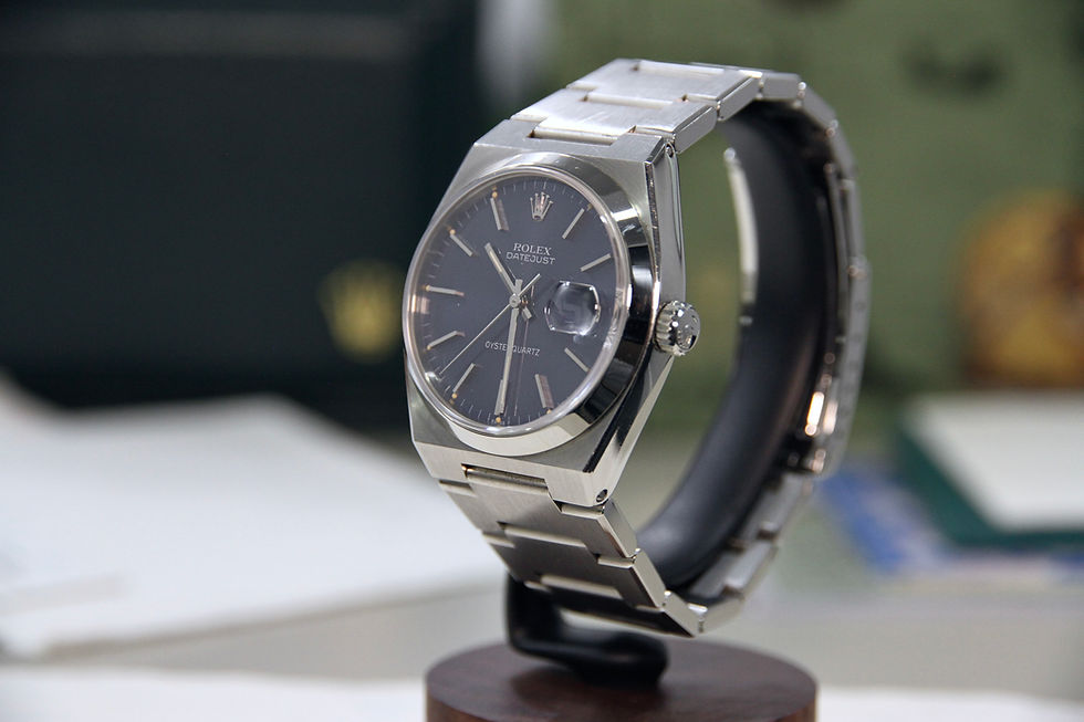 Thumbnail: Rolex Oyster Quartz 17000 Rare MK1 Blue Dial