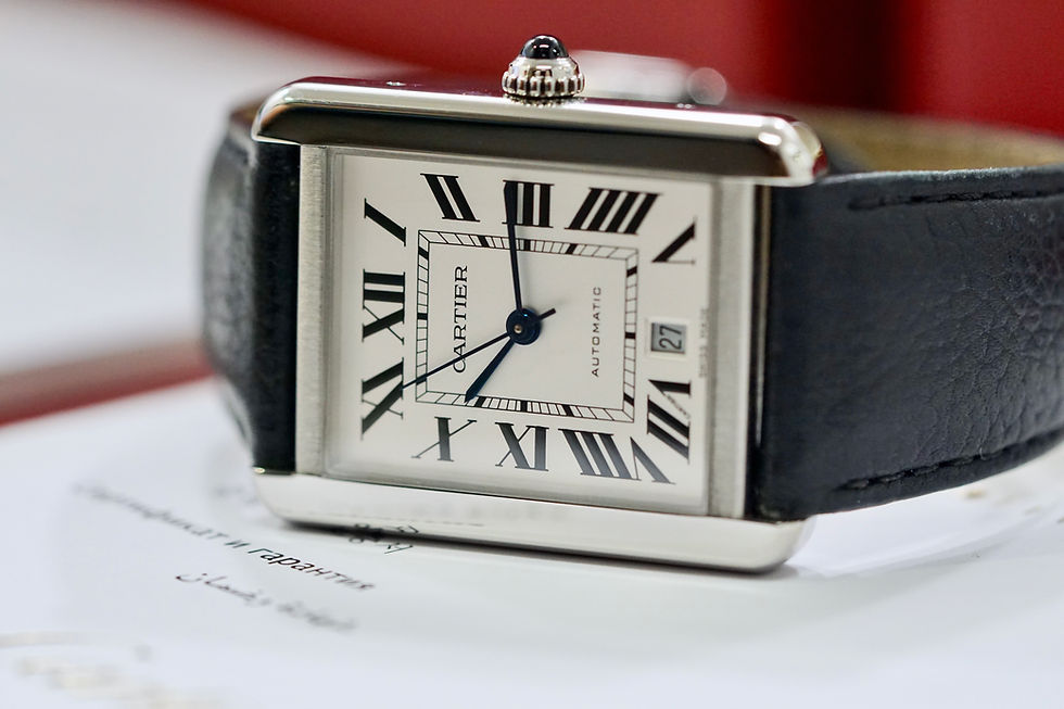Thumbnail: Cartier Tank Solo XL WSTA0029 Mens Watch Full Set