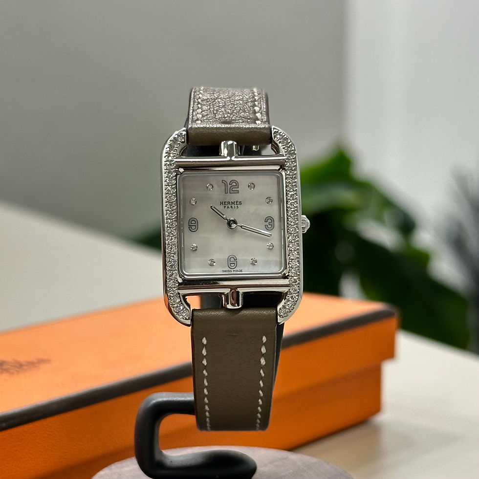 Thumbnail: Hermes Cape Cod Diamond Set Watch 31mm