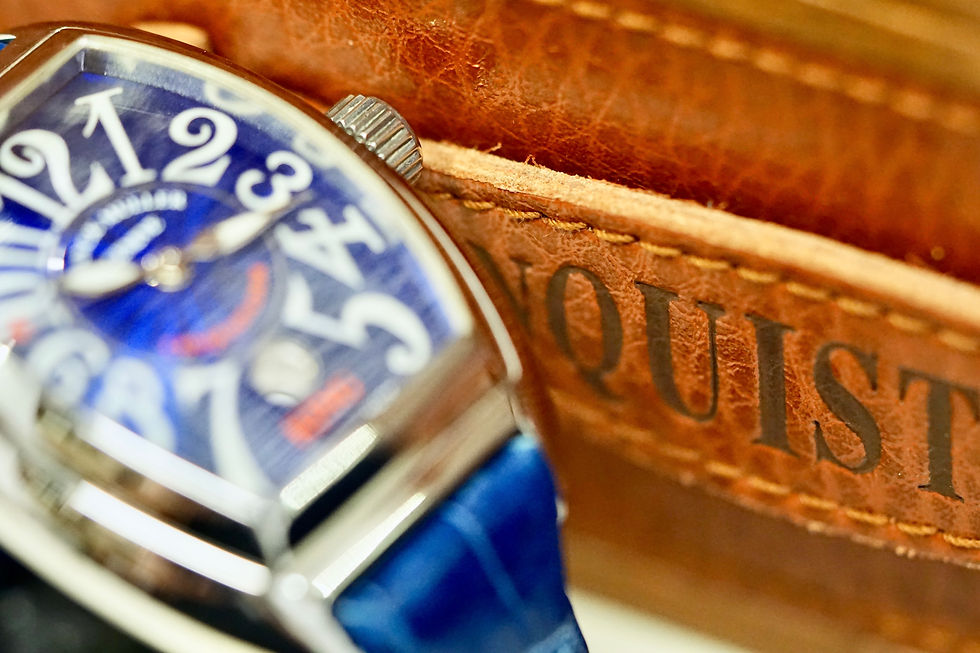 Thumbnail: Franck Muller Conquistador King Steel Watch 8001 SC Box and Papers + Black Dial