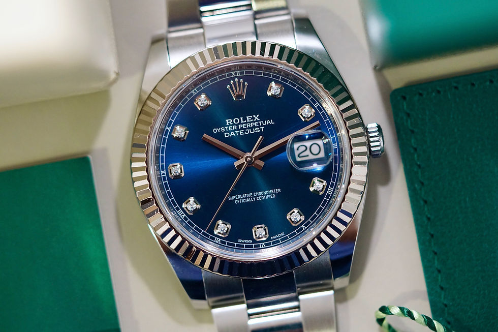 Thumbnail: Rolex Datejust 126334 41 mm Blue Dial Steel Fluted 2025 Box and Papers 2019