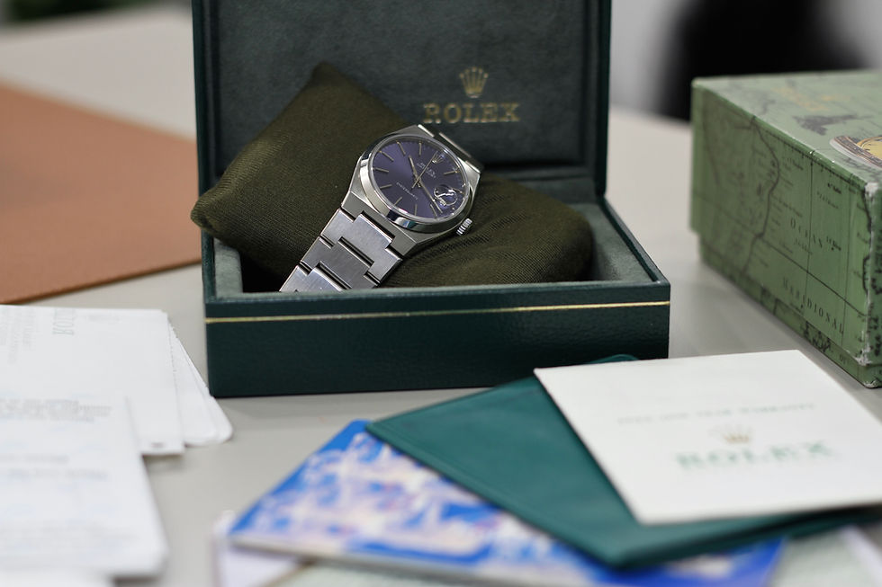Thumbnail: Rolex Oyster Quartz 17000 Rare MK1 Blue Dial