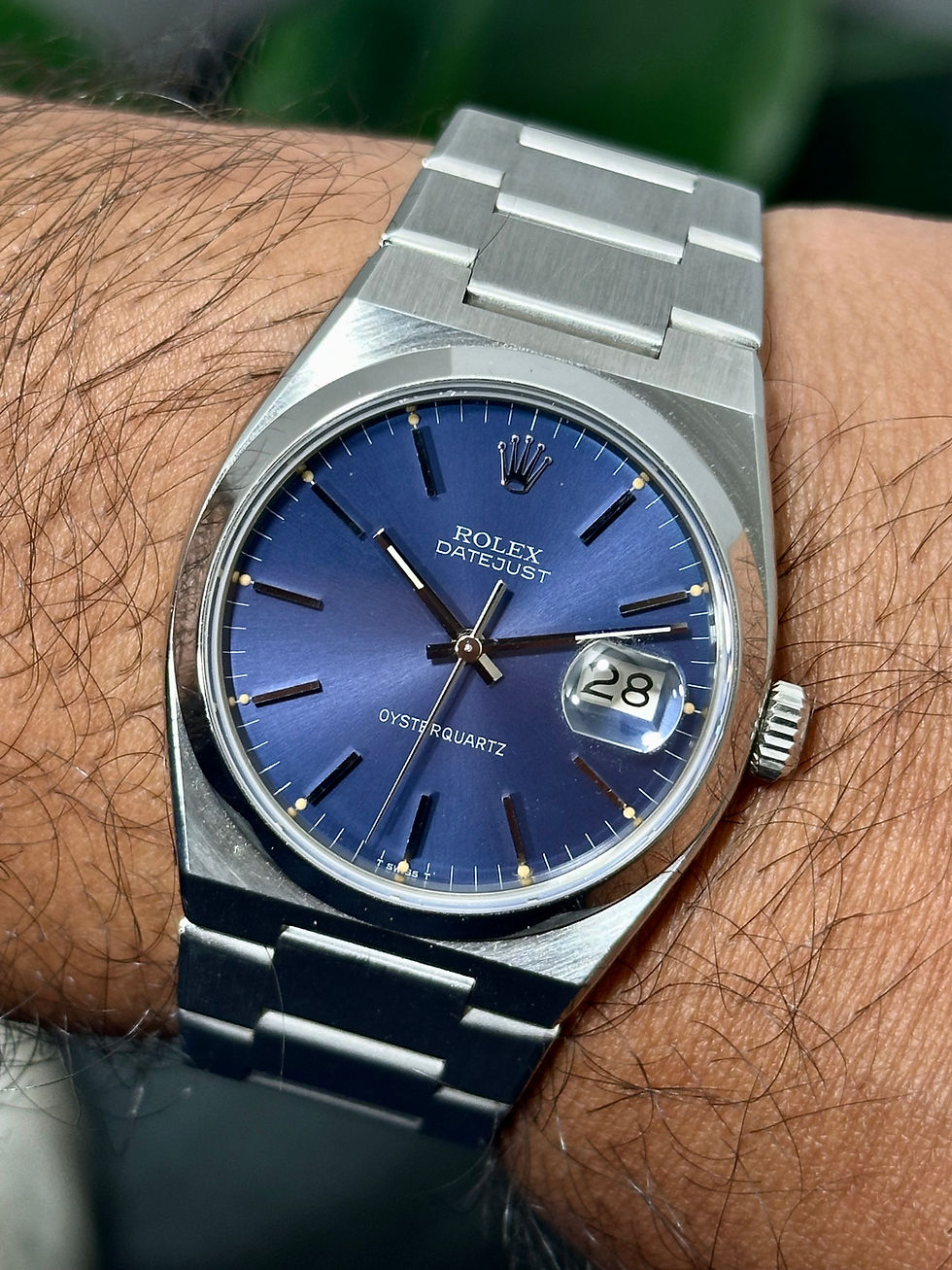 Thumbnail: Rolex Oyster Quartz 17000 Rare MK1 Blue Dial