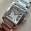 Thumbnail: Cartier Tank Franciase In Steel Women's Watch - 2384
